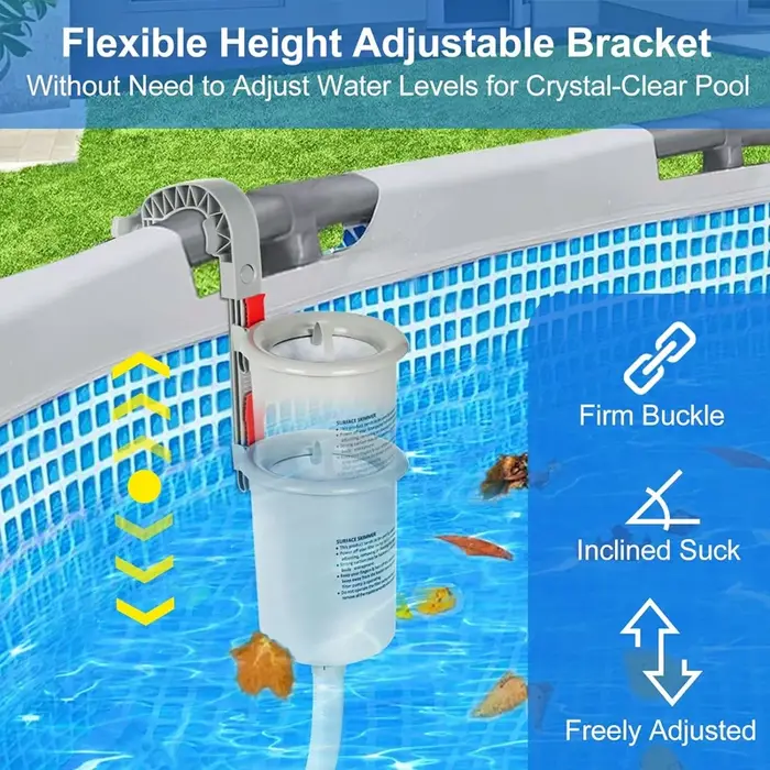 Nettoyeur mural d'écumoire de Surface de piscine automatique