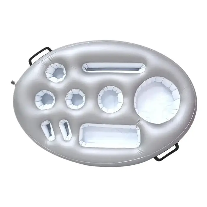 Support de Boissons Gonflable pour Piscine, Plateau Refroidisseur de Bière, Sous-Verre Flottant en P