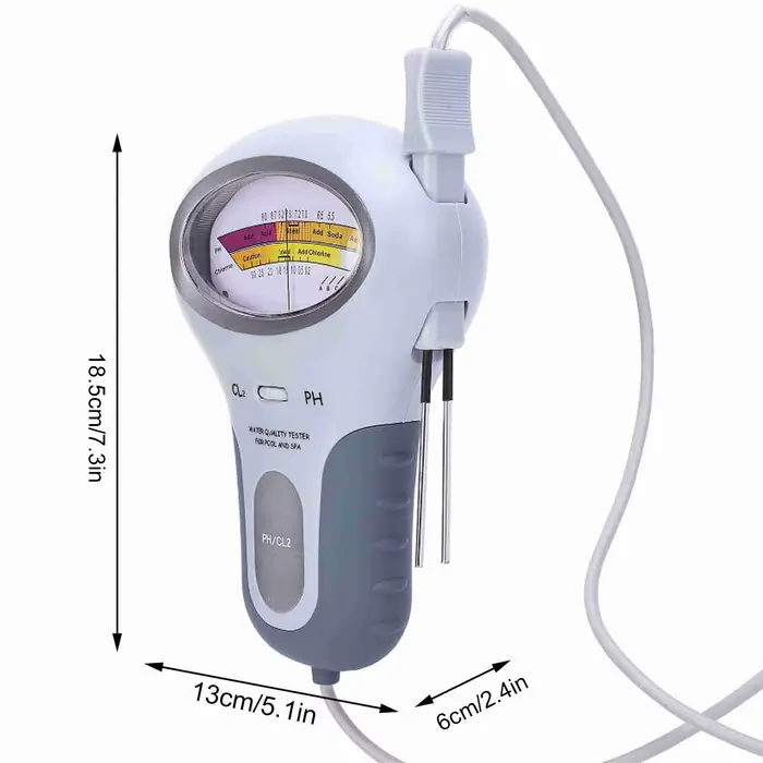 102 CL2 testeur de chlore et d'ampli analyseur de qualité de l'eau de piscine Spa avec sonde CL2