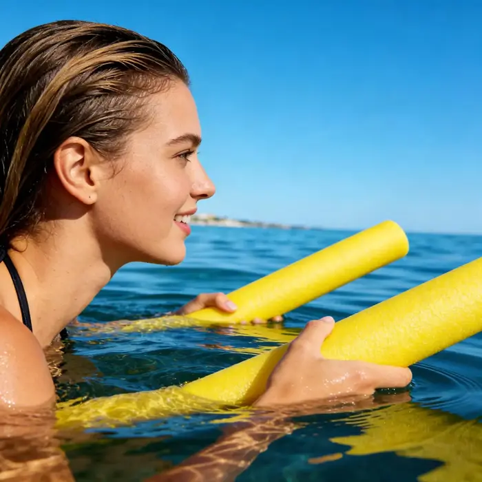 Nouveau bâton flottant multicolore en mousse pour piscine