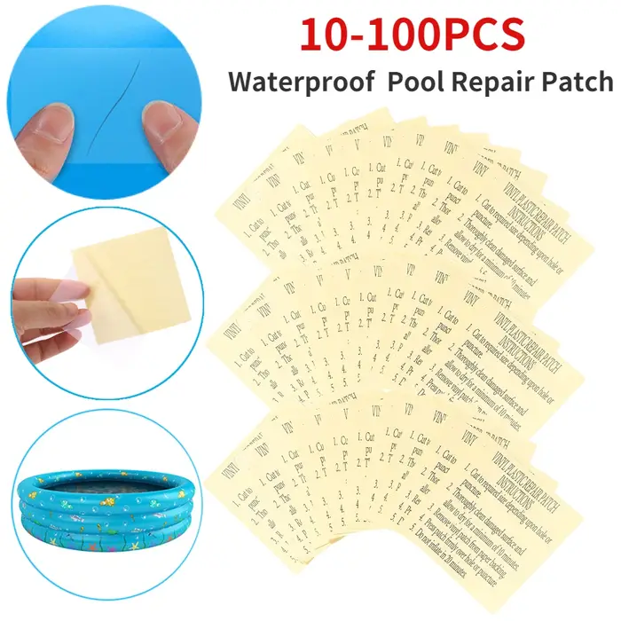 Patchs de réparation de piscine auto-adhésifs