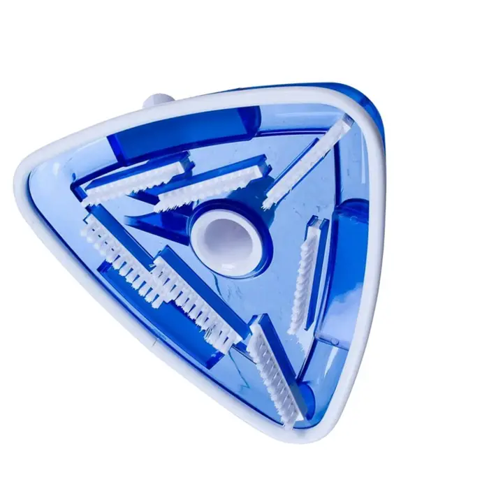 Tête d'aspirateur triangulaire transparente pour piscine SPA