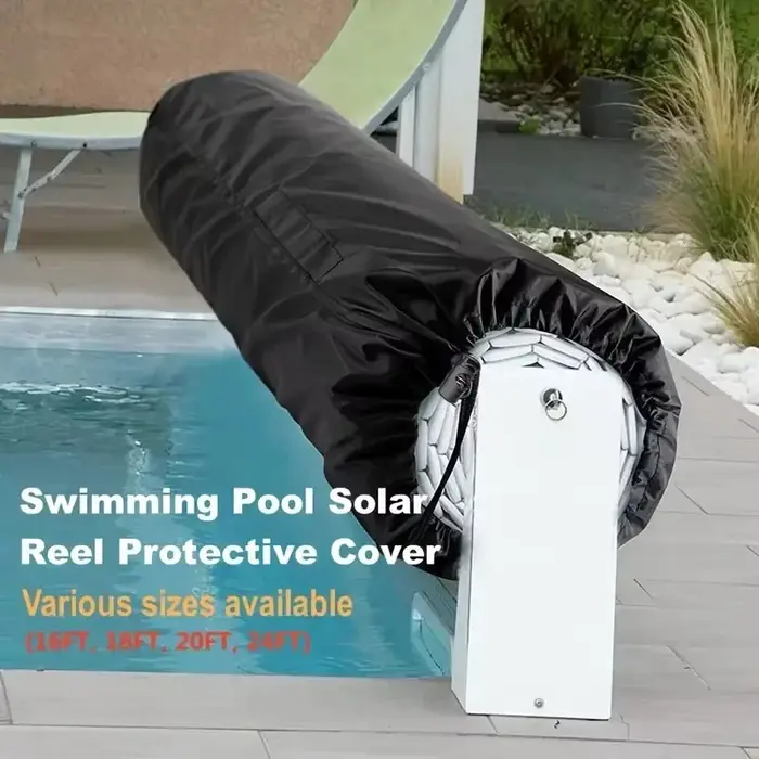 1 couverture de bobine solaire robuste pour piscines