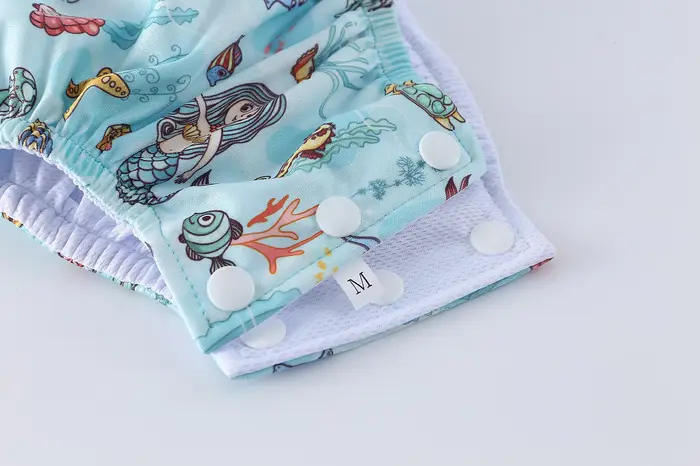2025 nouveau été bébé infantile imperméable natation couche-culotte pour nouveau-né garçons filles fuite gratuite couches de bain réutilisables S M L
