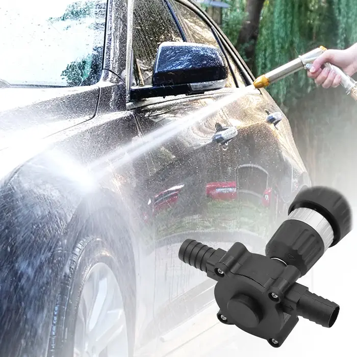 Pompe de transfert de liquide électrique portable auto-amorçante pour eau et autres liquides