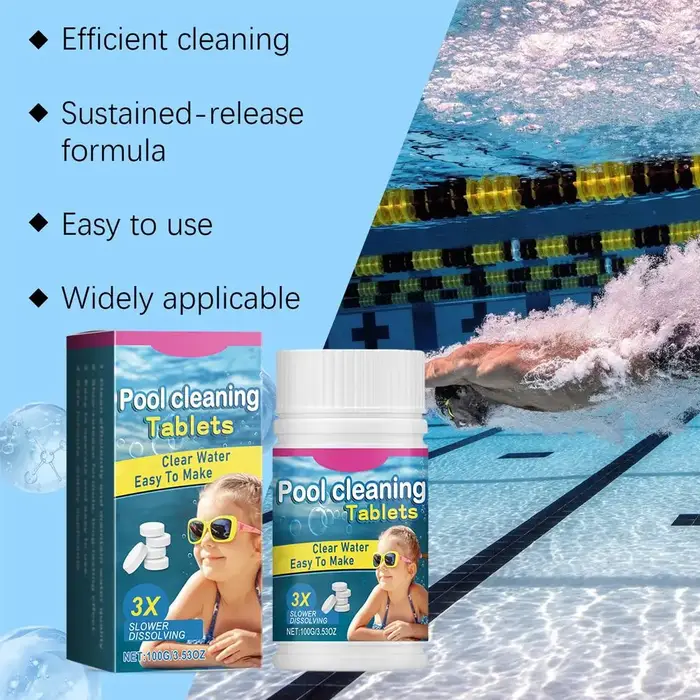Comprimés de nettoyage de piscine 100G
