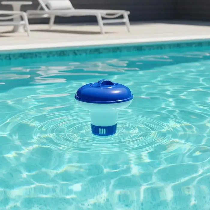 Dispositif de dosage automatique de désinfection flottant pour piscine