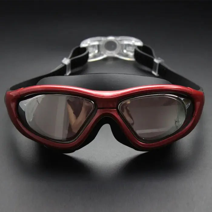 Lunettes de natation à grande monture pour hommes et femmes