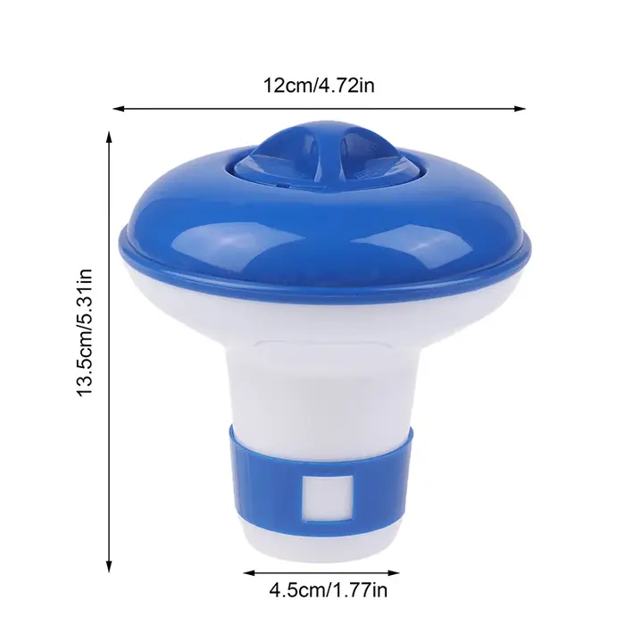(.) Flotteur distributeur automatique de pastilles de chlore pour piscine et spa, outil de nettoyage