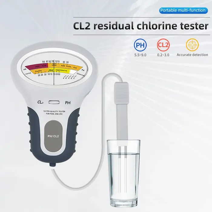 Détecteur de chlore 2 en 1