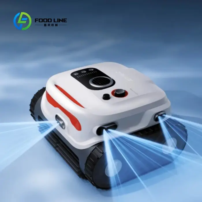 Robot de nettoyage de piscine intelligent personnalisé, batterie au lithium étanche, récupération à 