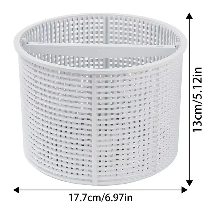 Panier de skimmer de piscine, panier de remplacement pour skimmer de piscine, pour éliminer feuilles