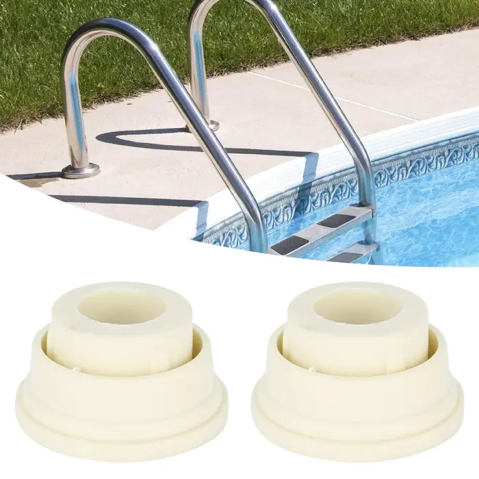 Échelle de piscine avec bouchon en caoutchouc