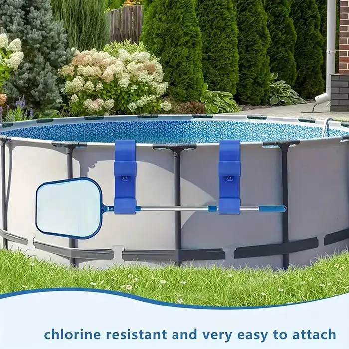 Support de poteau de piscine réglable pour poteaux télescopiques