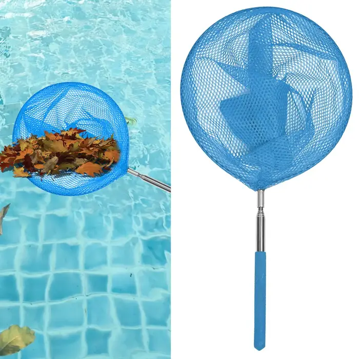 Épuisette télescopique pour piscine pour enfants
