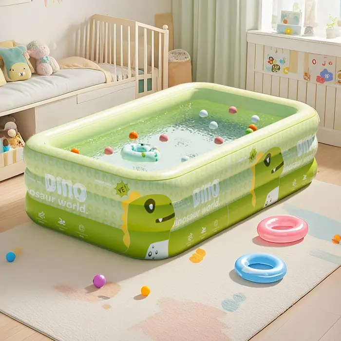 Grande piscine gonflable 1 pièce, piscine familiale de couleurs vives, idéale pour les jeux à la mai