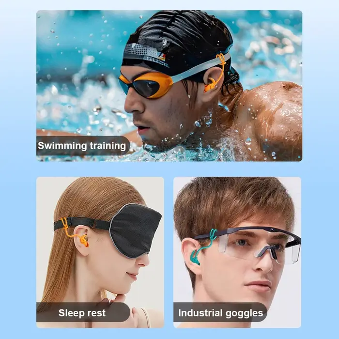 Bouchons d'oreille de natation en Silicone