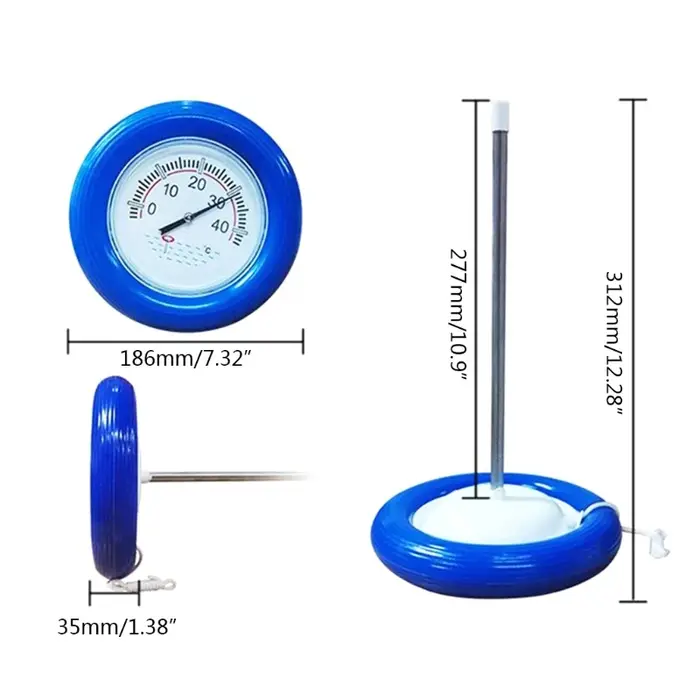 Thermomètre piscine flottant