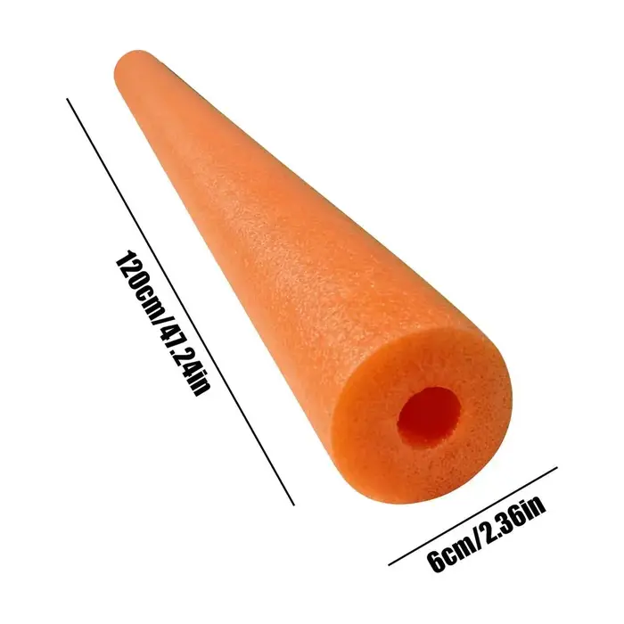 Bâton de flottabilité en mousse pour piscine, 120x6cm, long, creux, souple et léger, pour sports nau