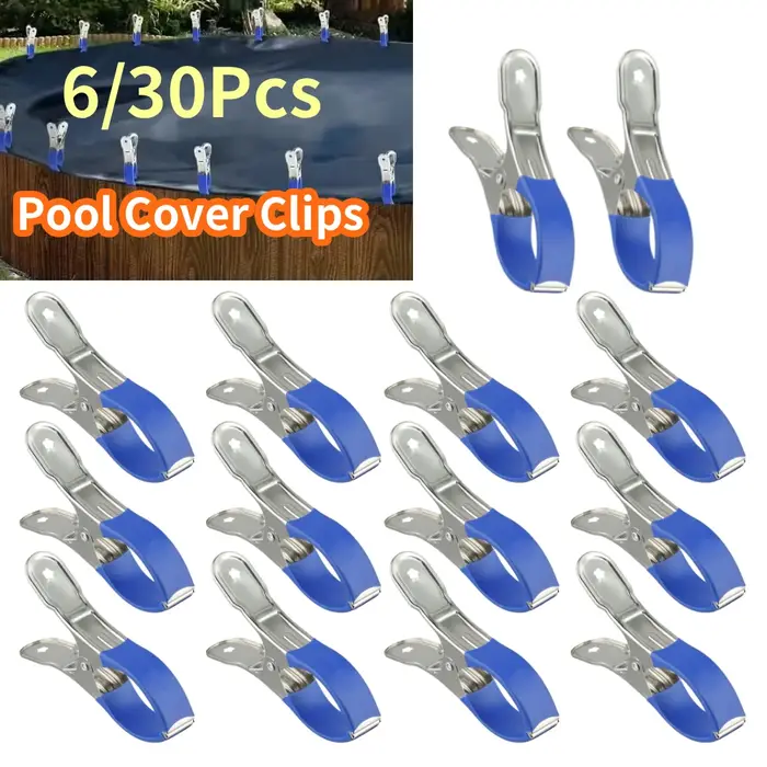 Clips de couverture de piscine en acier inoxydable