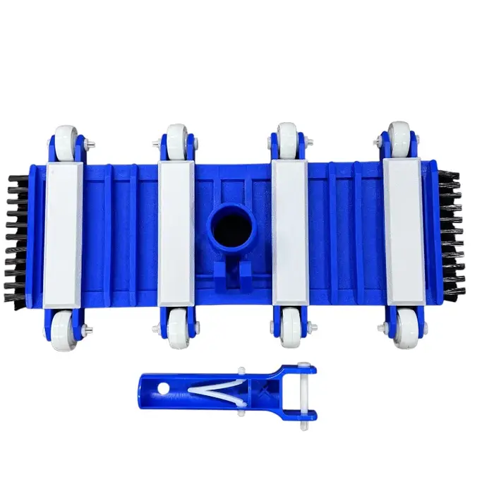 Brosse d'aspirateur de piscine, tête d'aspirateur de piscine robuste adaptée à l'entretien quotidien