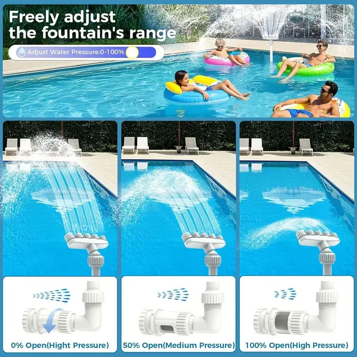 B84B-fontaine de piscine réglable