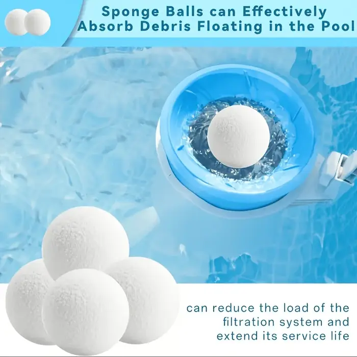 8 boules de nettoyage pour piscine