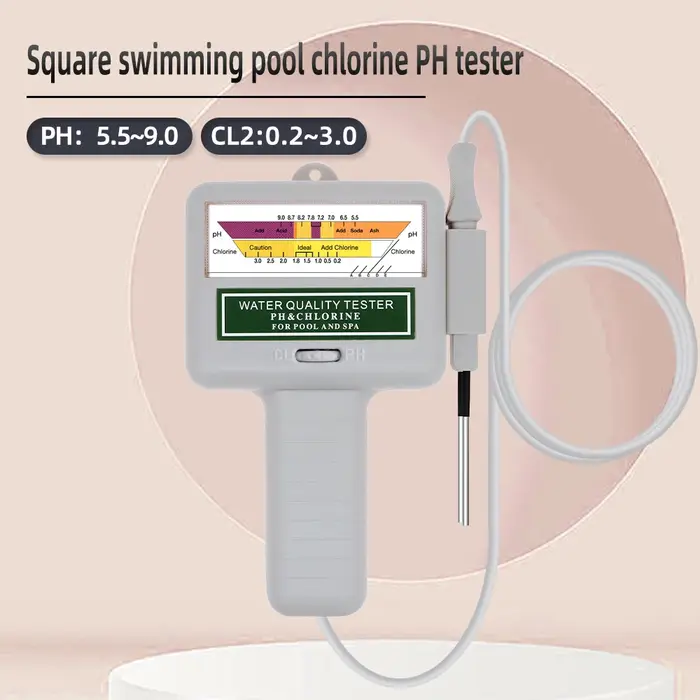 Testeur professionnel de PH et de chlore 2 en 1