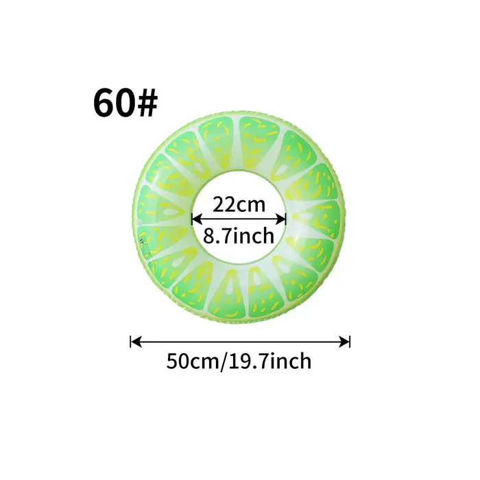 1 pièce Bouée gonflable en forme de pastèque pour piscine, jouet d'été pour la piscine et les fêtes
