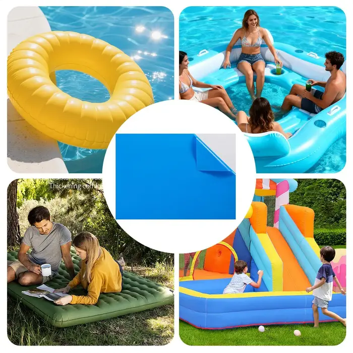 1 pièce de patch auto-adhésif sous-marin pour piscine 125x85cm