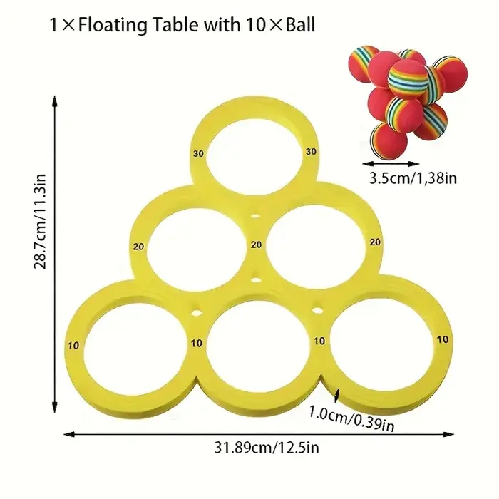 Ensemble de jeu de lancer pour piscine