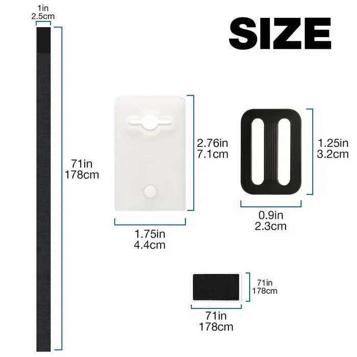 8 sangles de fixation pour couverture de piscine