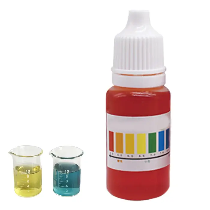 Agent indicateur de pH en gouttes 10 ml pour la détection de la qualité de l'eau d'aquarium