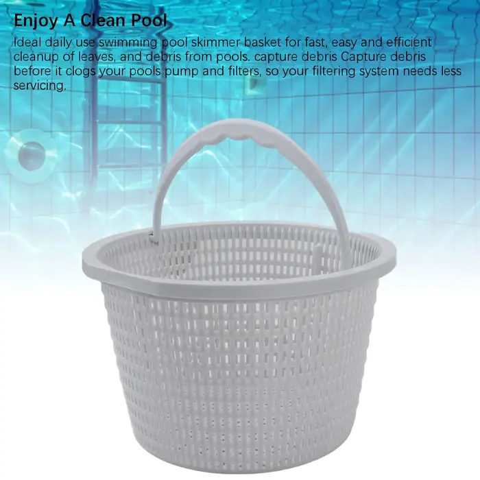 Panier de filtre de piscine de grande taille de 2 pouces