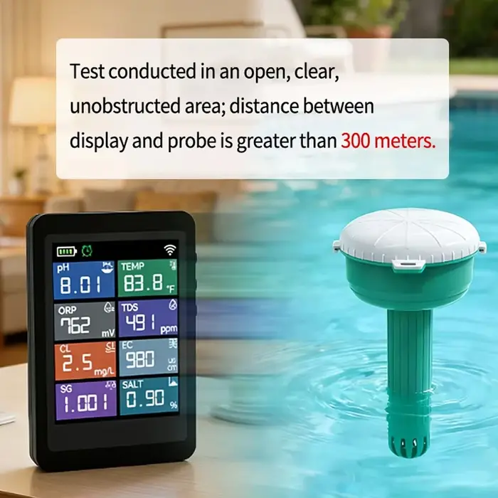 Moniteur de qualité de l'eau de piscine en ligne Tuya WiFi