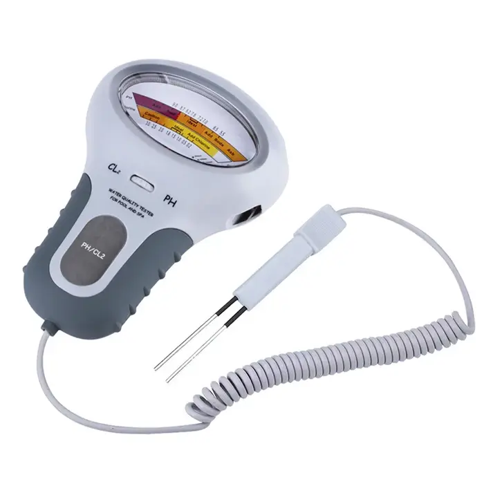 Analyseur professionnel de chlore PH CL2 avec sonde pour la surveillance de la qualité de l'eau des piscines et des spas