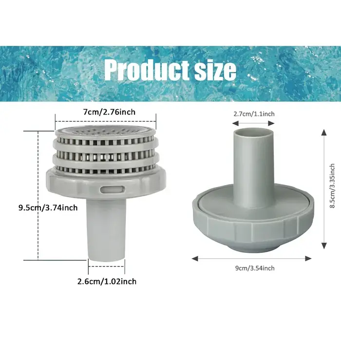 INaler- Analyste de connecteurs de jet d'eau de piscine