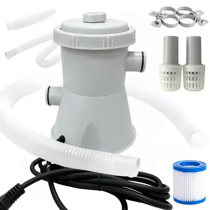 Pompe de filtration électrique pour piscine de jardin, pompe de filtration à sable pour patio, extér