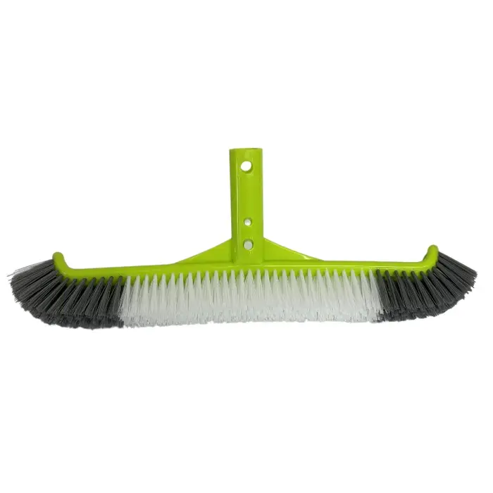Tête de brosse de piscine à bords incurvés de 17,5 po pour nettoyer les parois, les carreaux et les