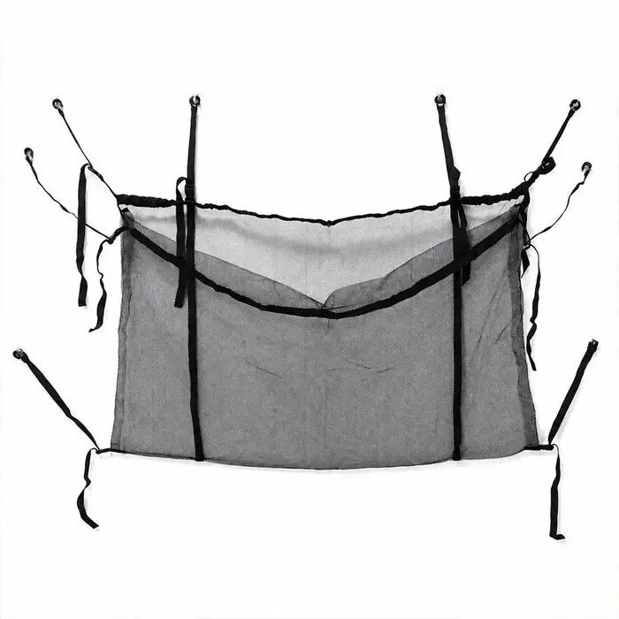 Sac de rangement en filet grande capacité pour piscine, organisateur suspendu en maille pour jouets 