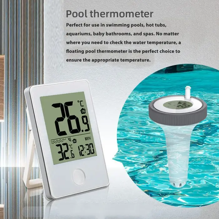 Therye.com de piscine sans fil avec écran LCD