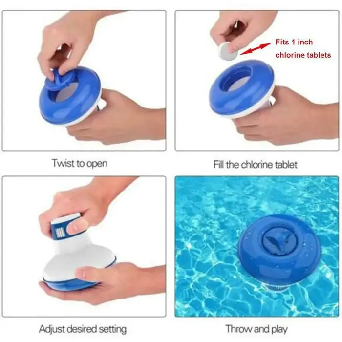 Distributeur de désinfectant flottant pour piscine