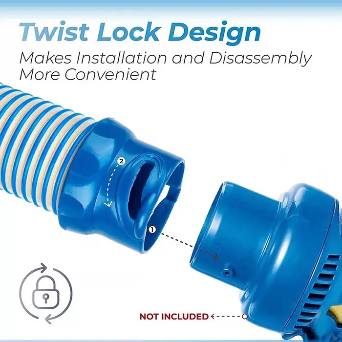 Adaptateur de tuyau d'aspirateur de piscine