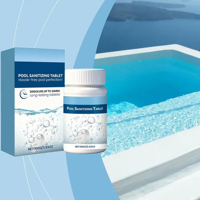 Poudre nettoyante pour piscine