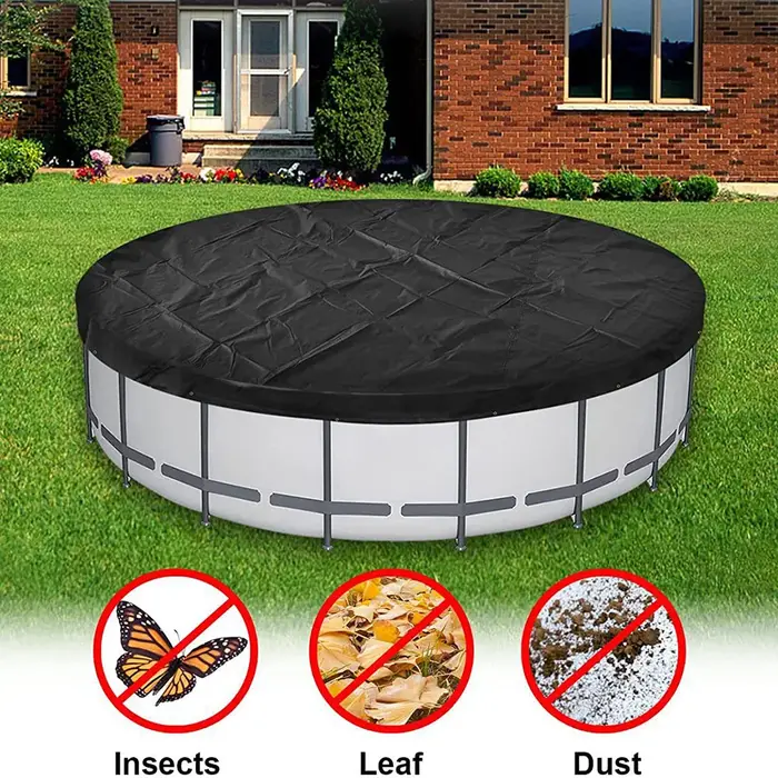 Couverture de piscine ronde pour animaux de compagnie