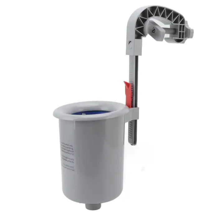 Écumeur de surface de piscine mural en plastique gris, nettoyeur automatique, filtre collecteur de d