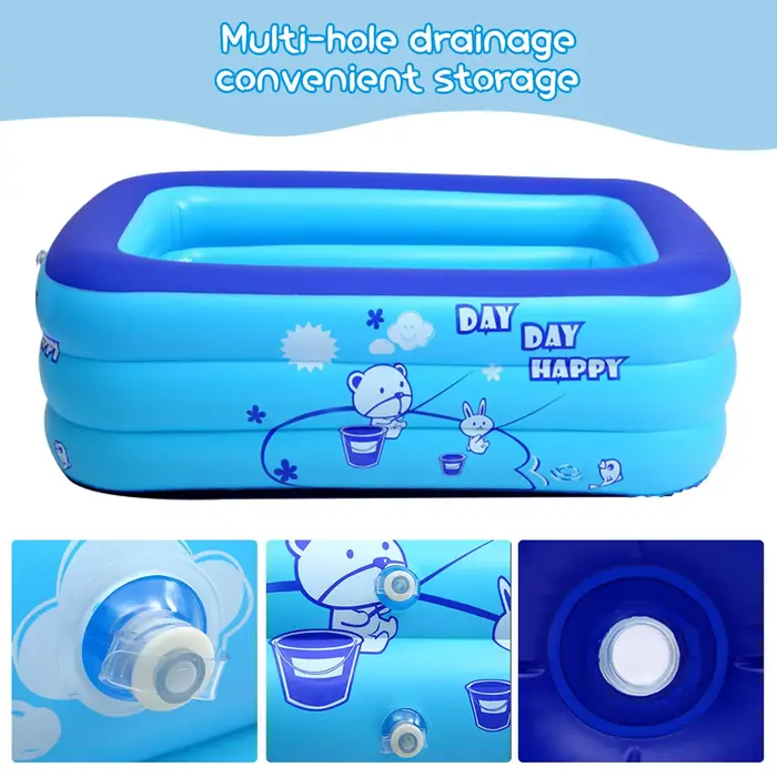 Piscine gonflable carrée pour enfants