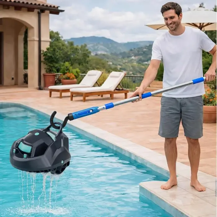 Crochet L71A pour tous les robots nettoyeurs de piscine avec perche télescopique