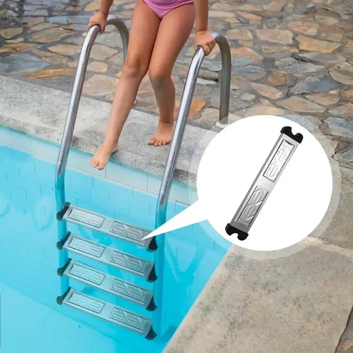 Marches d'échelle de piscine de remplacement, capacité de 300 livres, pédale d'escalier de remplacem