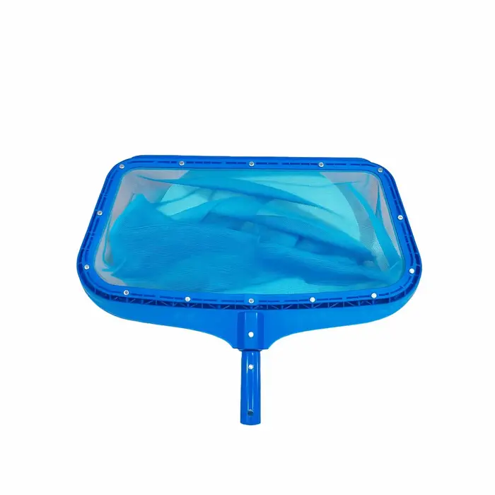 Filet d'écumoire de piscine à râteau profond à mailles fines, plus grande capacité, sans poteau avec